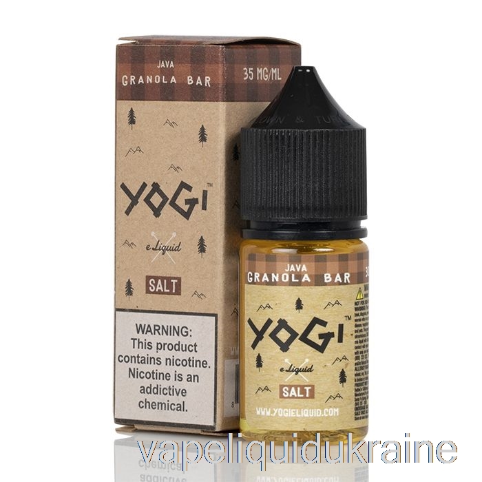 Vape Ukraine Java Granola Bar - Yogi Salts E-Liquid - 30mL 35mg